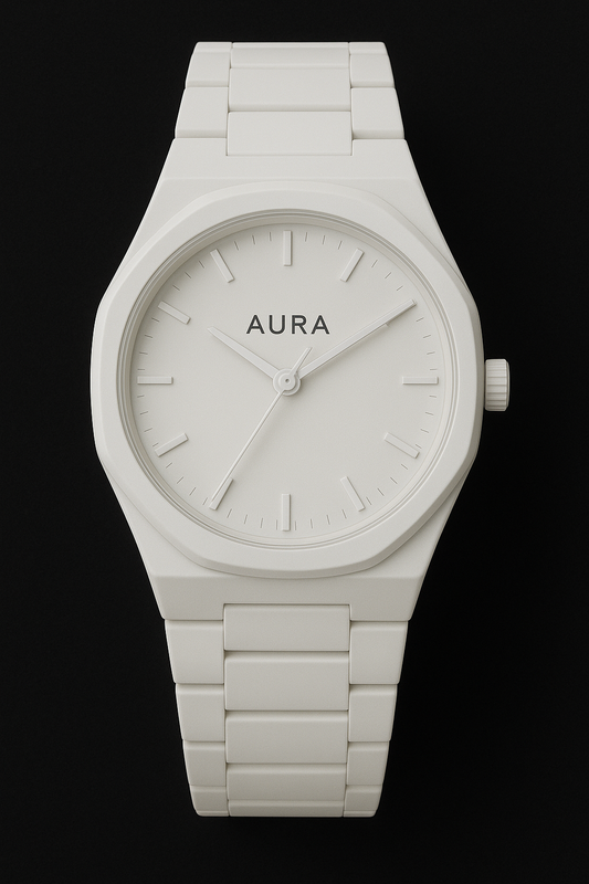 White Arbic Aura watch
